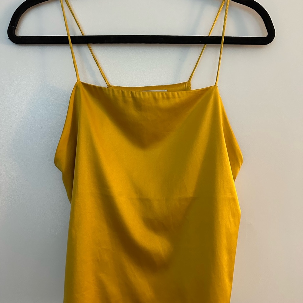 Zara Mustard Yellow Camisole Top